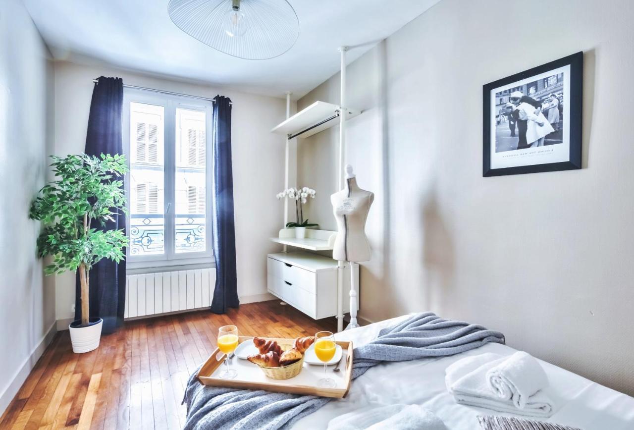 Charming Family Flat Near Montparnasse Lägenhet Paris Exteriör bild
