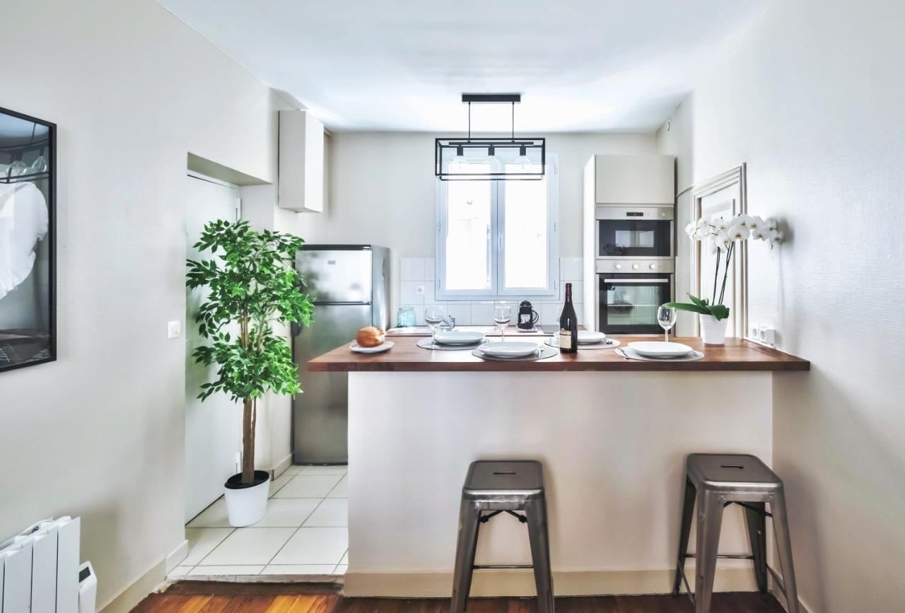 Charming Family Flat Near Montparnasse Lägenhet Paris Exteriör bild